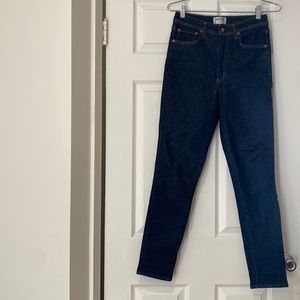 Size 28 Agolde skinny jeans, dark rinse premium denim jeans